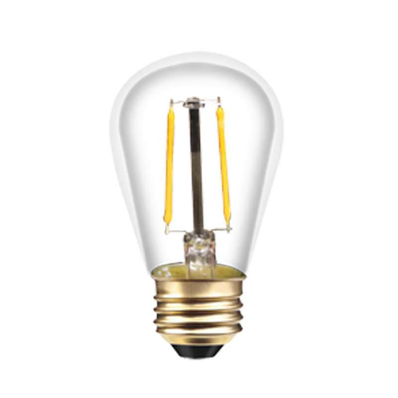P60 2200K 2W Dim non-dim Amber glass flound light flanding
