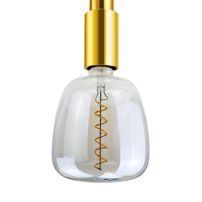 Βαώδης σπειροειδής διαβάθμιση Μπλε πολύχρωμος λαμπτήρας φωτισμού με βάση 140mm