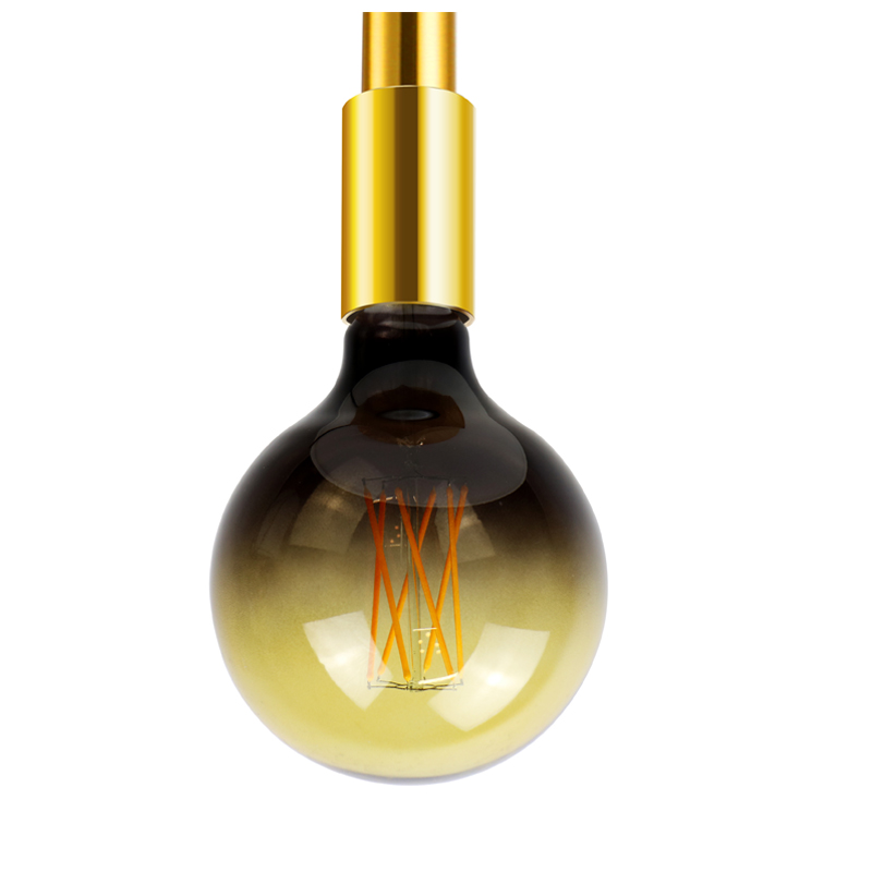 G220 Αυγό 220mm 4w μαύρο καστανό Amber δημοφιλές χρώμα διακοσμητικό νήμα διακοσμητικού κήπου ελαφρύ