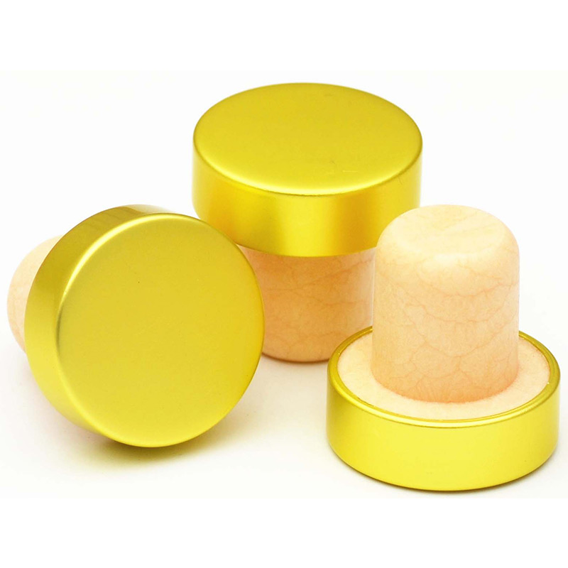 πώμα φιαλιδίου φελλού ανοποιημένου αλουμινίου