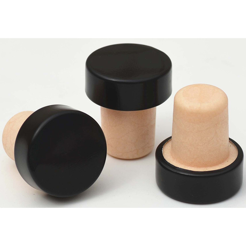 πώμα αλουμινίου επικαλυμμένο με πώμα από φιάλη φελλού 3