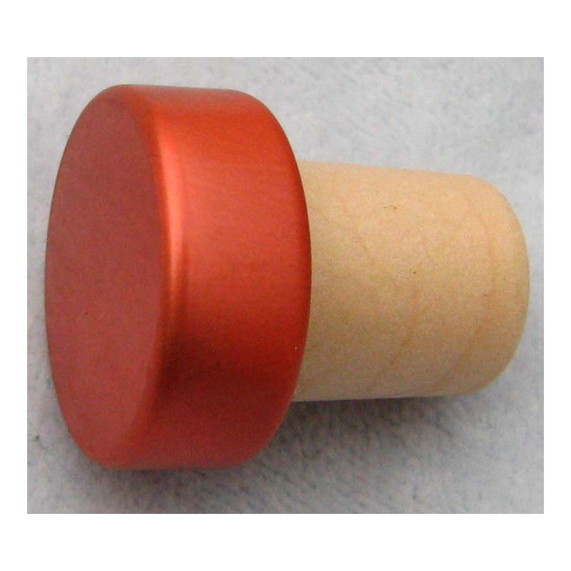 πώμα αλουμινίου επικαλυμμένο με πώμα από φιάλη φελλού 4