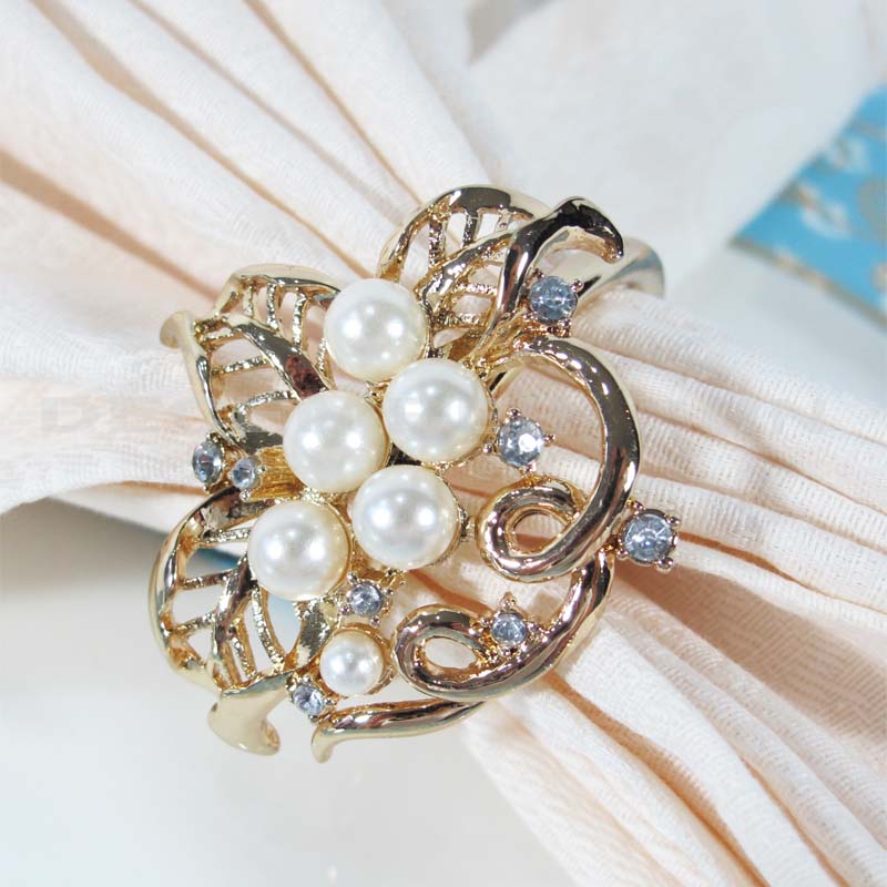 Ζεστό πωλούν κομψό και χαριτωμένο μεταλλικό δαχτυλίδι πετσετών