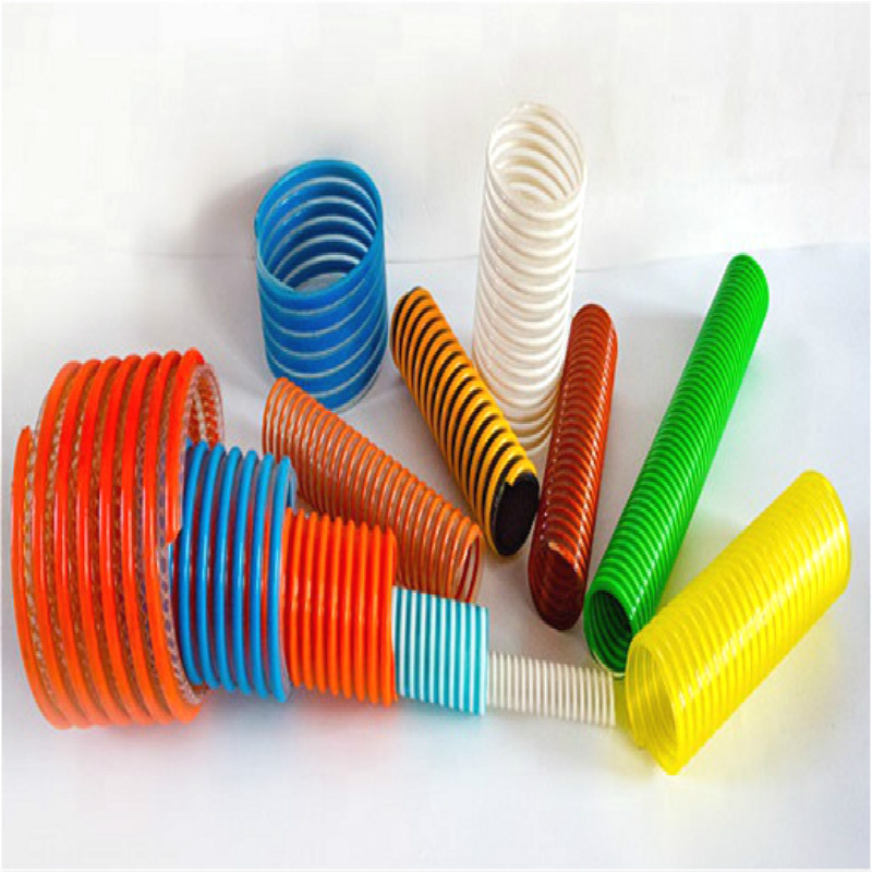 Καλής ποιότητας πολύχρωμο κυματοειδές σωλήνα αναρρόφησης \/ εύκαμπτο σωλήνα αναρρόφησης από PVC \/ σωλήνα νερού
