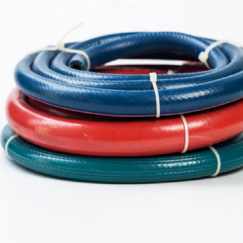 Πολύχρωμο αέριο pvc πλεγμένο σωλήνα αερίου lpg άμεση εργοστάσιο