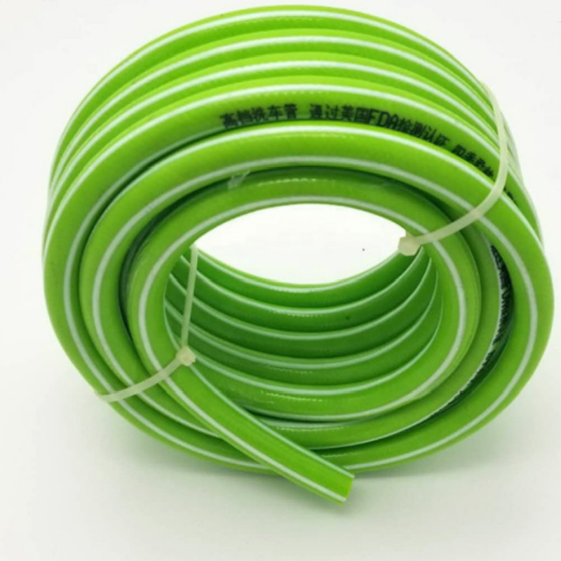 Πολύχρωμες εύκαμπτες ίνες πλεγμένες ενισχυμένες πλαστικές PVC σωλήνα νερού κήπο