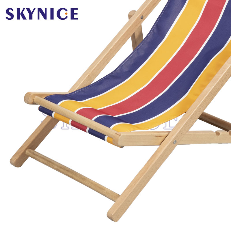 Παιδική ξυλεία πτυσσόμενη καρέκλα παραλίας