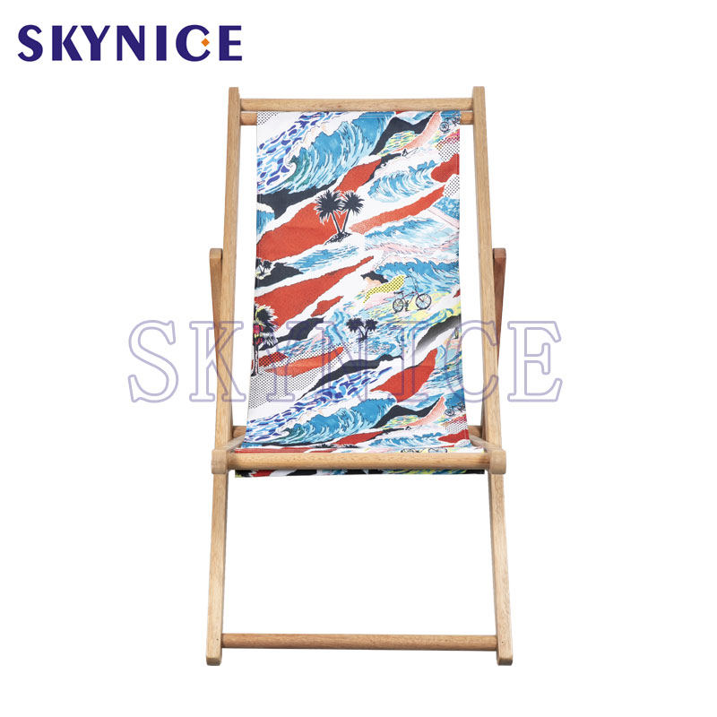 Χαμηλή τιμή Ξύλινη πτυσσόμενη καρέκλα Lounge Sling