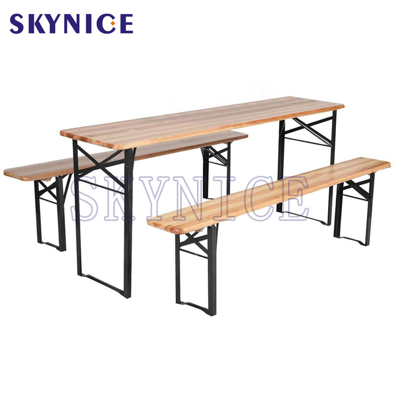 Φτηνές τραπέζι μπύρας ξύλου πυρήνα