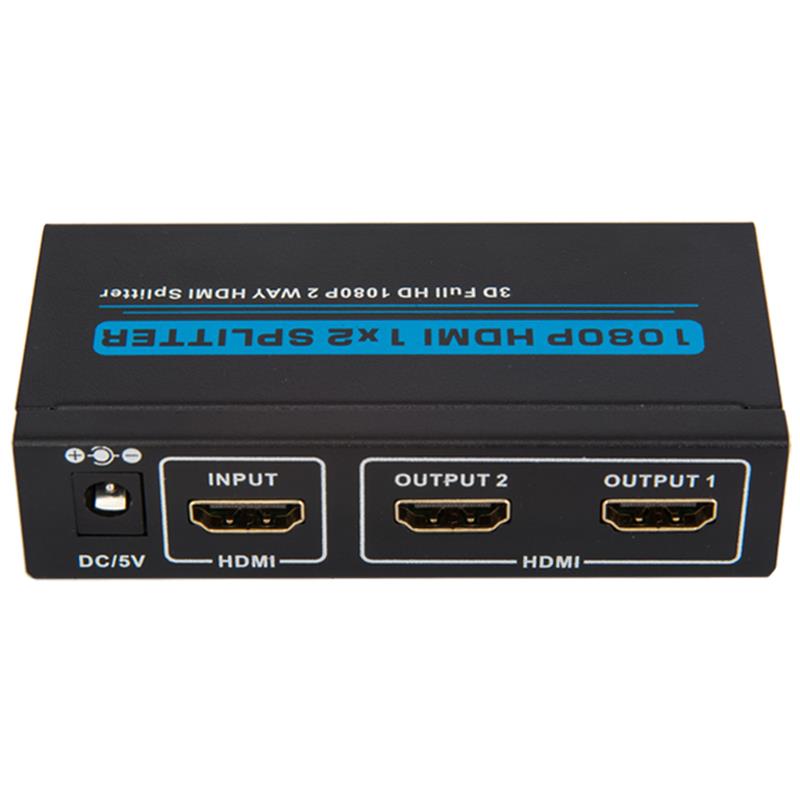 Δύο θύρες HDMI 1x2 Splitter Υποστήριξη 3D Full HD 1080P