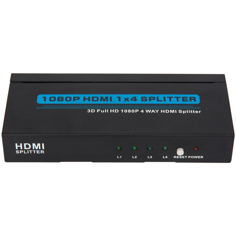 4 θύρες Υποστήριξη HDMI Splitter 1x4 Full HD 1080P