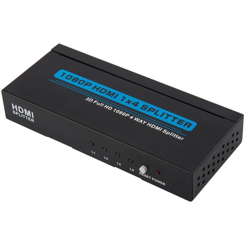 4 θύρες Υποστήριξη HDMI Splitter 1x4 Full HD 1080P