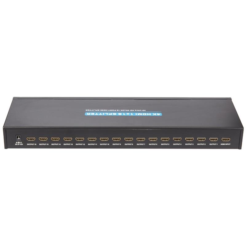 4K 16 θύρες HDMI 1x16 Splitter Υποστήριξη 3D Ultra HD 4Kx2K \/ 30Hz