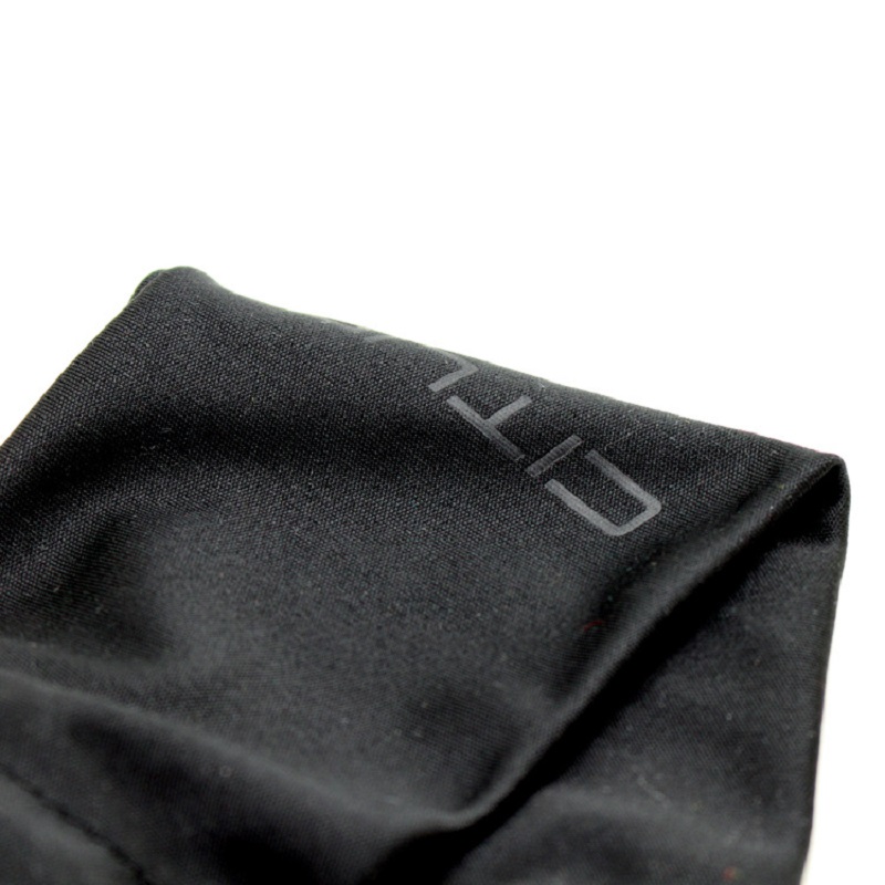 SGS46 Microfiber Προσαρμοσμένο λογότυπο Soft Sunglass Pouch Bag Black Drawstring Microfiber Eyeglass