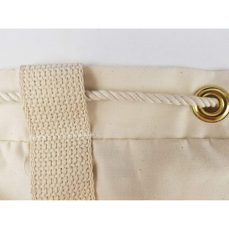 SG71 Οικοφιλικός Οργανικός Κότον Κάνβας Duffle Τυπώσιμο Ξενοδοχείο Drawstring Πλύσιμο Πλυντήριο Πλυντηρίου Βαρύ Καθήκοντα