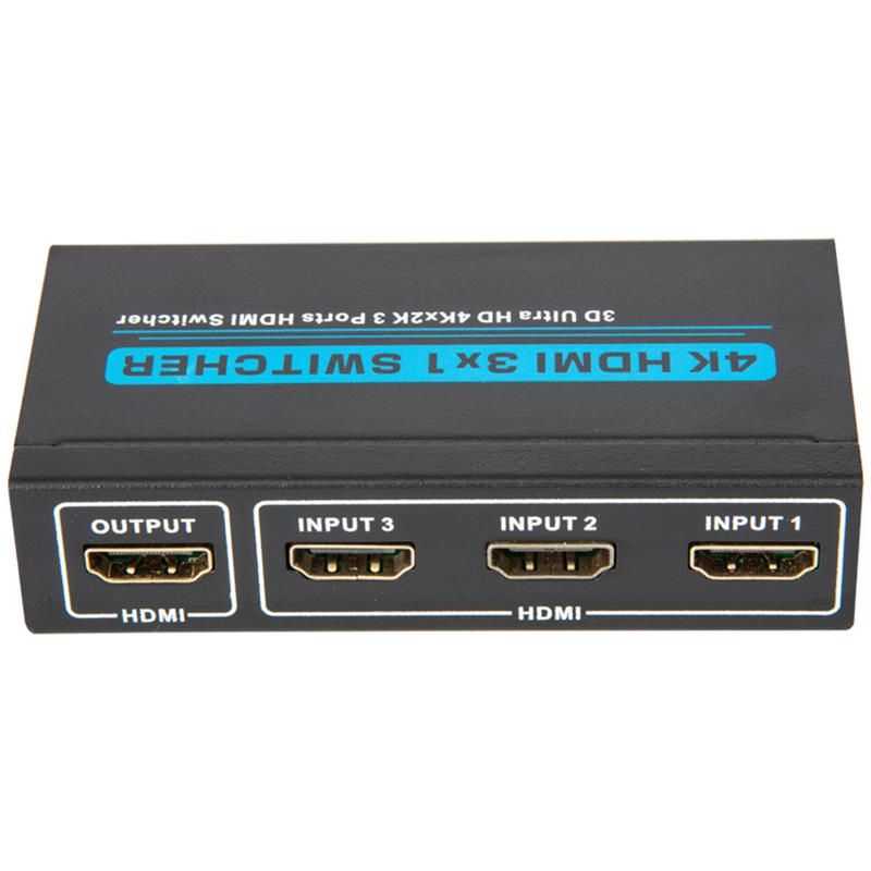 V1.4 4K/30Hz HDMI 3x1 Switcher Support 3D HD 4K*2K/30Hz