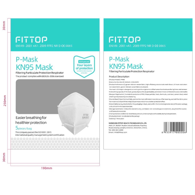 EC,FDA-FITTOP KN95