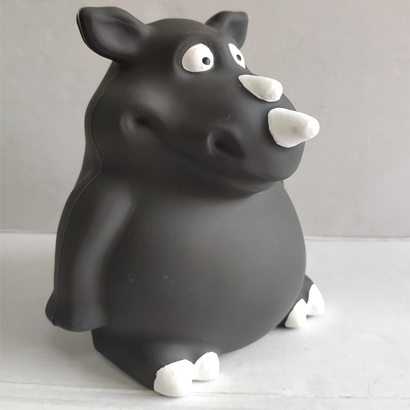 Σκληρό σκυλί σιλικόνης μασήστε παιχνίδι παιχνιδιών κατοικίδιων ζώων με πιεστήριο