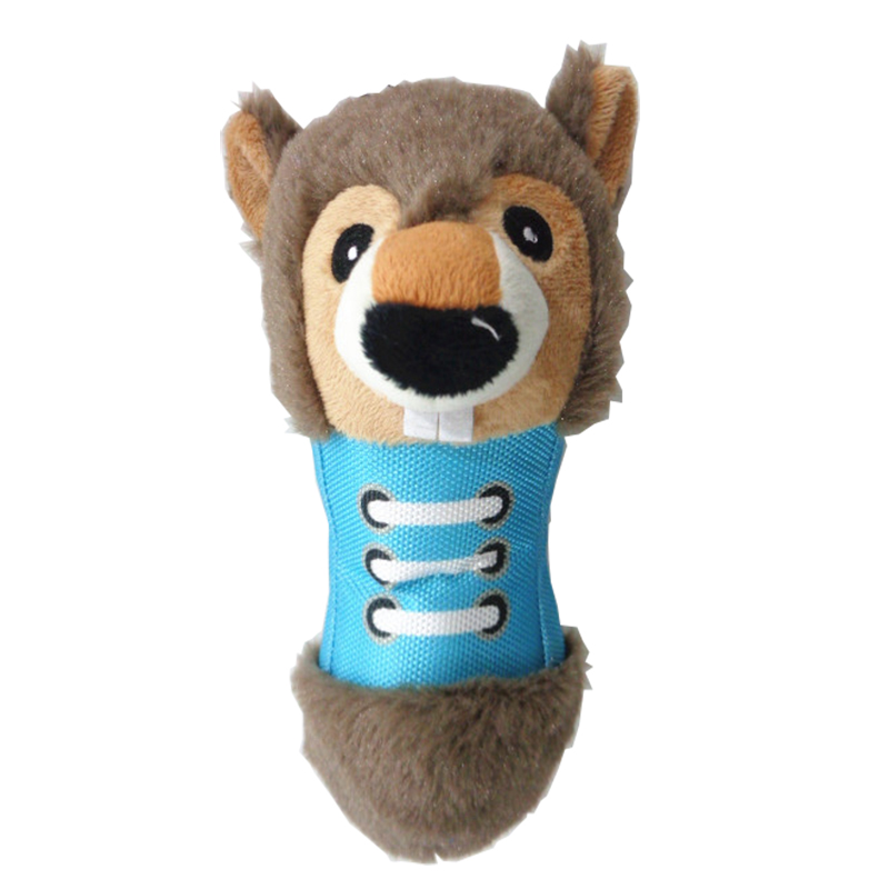 Νέο σχεδιασμό βελούδινο κατοικίδιο ζώο παιχνίδι σκυλί μασήστε το παιχνίδι με squeaker