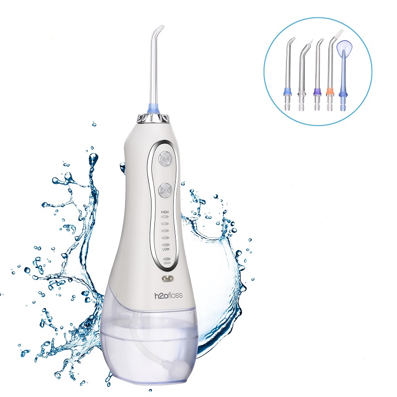 H2Floss Water Professional Flosser Professional Επαγγελματικό Οδοντικό Πότισμα Πόρτας - Φορητό και Επαναφορτιζόμενο IPX7 Αδιάβροχο Νεροτριβείο Νερού γι...