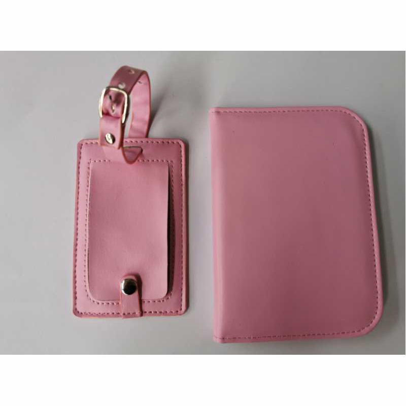 PU δερμάτινη ετικέτα αποσκευών και θήκη διαβατηρίου