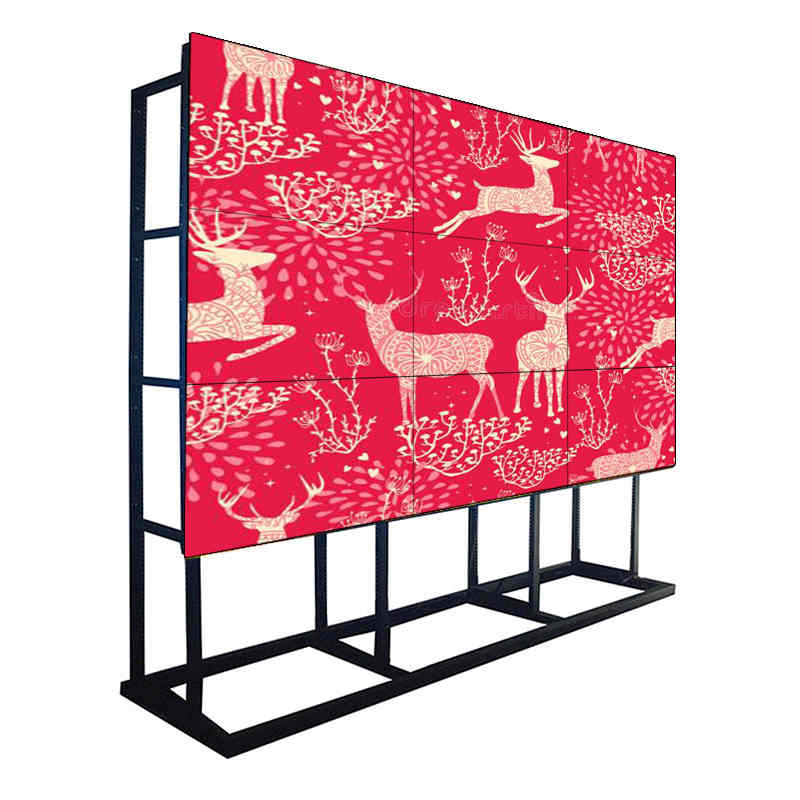 Υποδοχή 49 ιντσών 3.5 χιλιοστών 700 οθόνη LCD 2 * 3, 3 * 3 βιντεοκάμερες οθόνη μεγάλου μεγέθους με πάνελ LG για εκθεσιακό χώρο, κέντρο εντολώ...