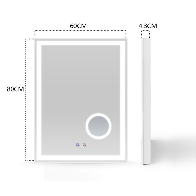 Κάτοπτρο καλλωπισμού καθρέφτη μπάνιου οικιακής διακόσμησης με καθρέφτες αποκωδικοποίησης με 5X μεγεθυντικό καθρέφτη