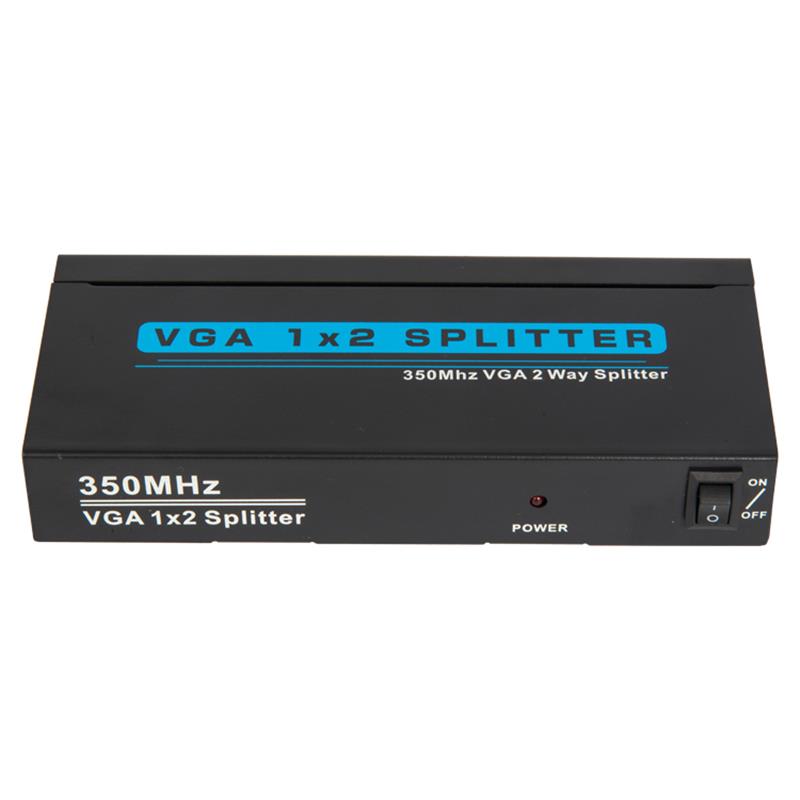 350MHz 2 Way VGA 1x2 Στήριξης Splitter 1080P
