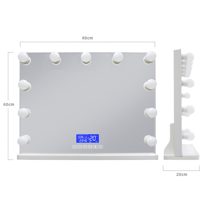 Ομορφιά Καλλυντικά οθόνη αφής οροφής οδήγησε mirror μακιγιάζ με bluetooth