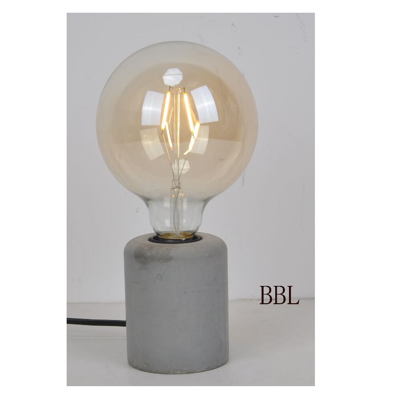 Επιτραπέζιο φωτιστικό με μικρή βάση σκυροδέματος