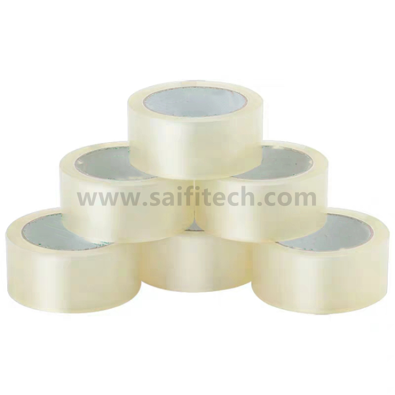 Προσαρμοσμένη ακρυλική σαφή συγκολλητική ταινία BOPP για στεγανοποίηση και συσκευασία σε χαρτόνι