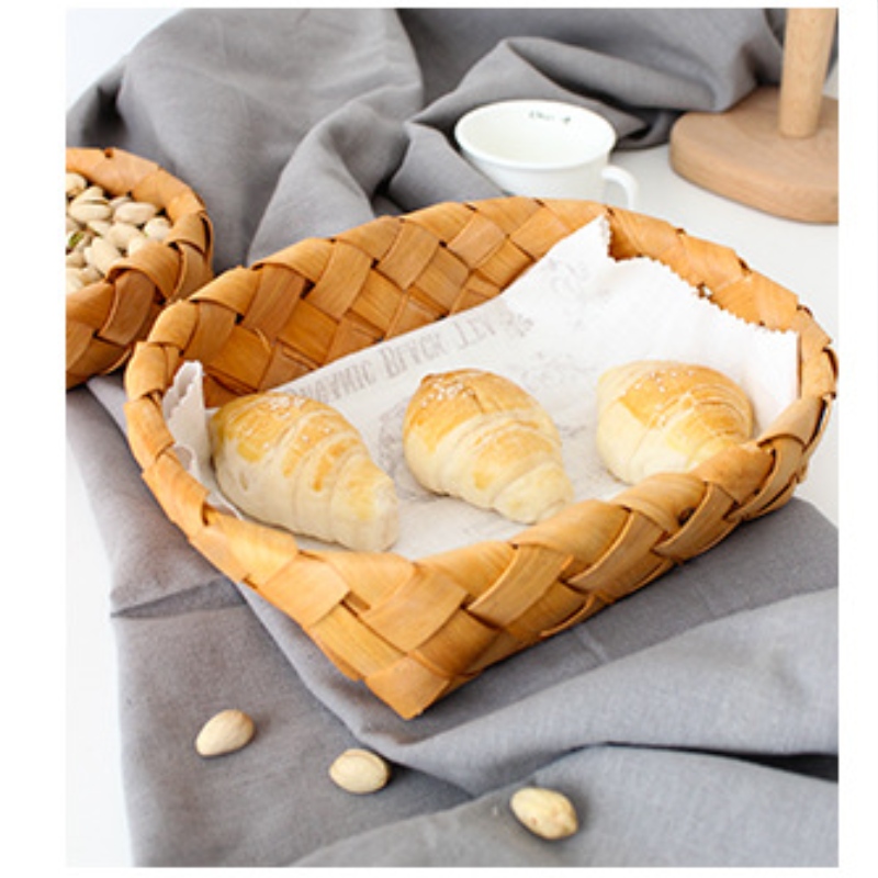 Ξύλινο υφασμένο δοχείο