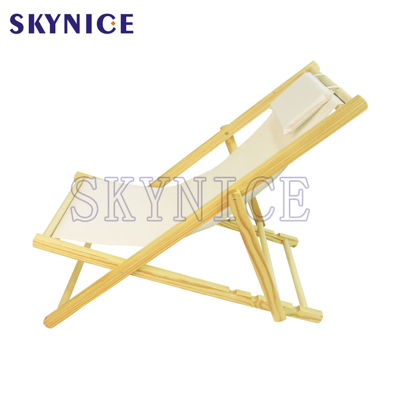 Camping Leisure Picnic Ξύλινη καρέκλα κατάστρωμα