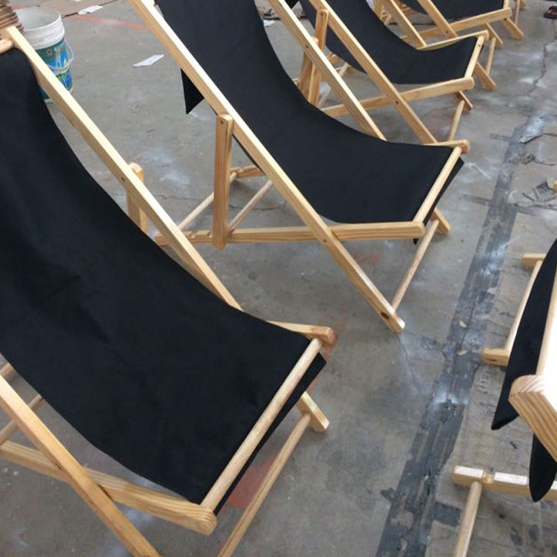 Ξύλινος πρόεδρος αλιείας Sun Lounge Decksur