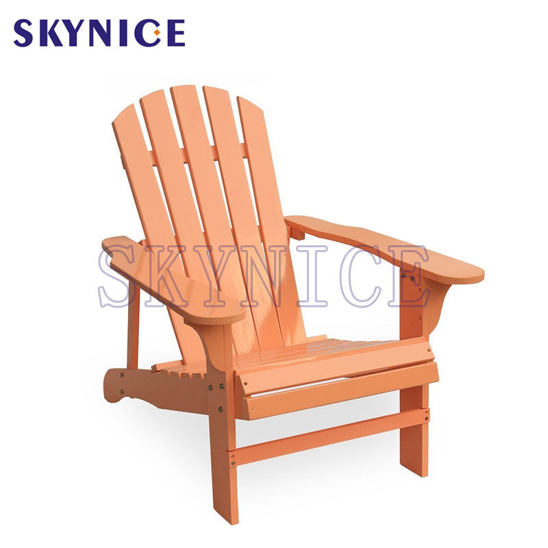 Απλό Retro Outdoor Beach Garden Balcony Wood Adirondack Chair
