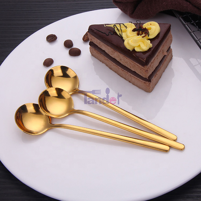 ζεστό πώληση ανοξείδωτο χάλυβα μικρό κουτάλι παγωτού κουτάλι τσάι κουτάλι τσάι