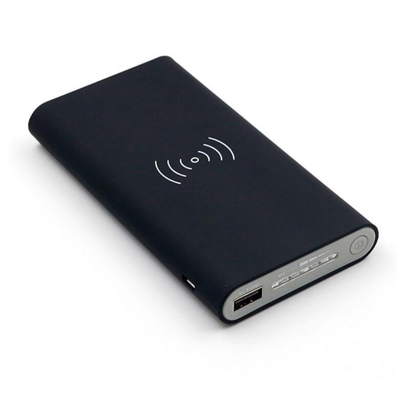 10000MAH Power Bank with Wireless Charger Pad (For Smart Phone, Airpods)