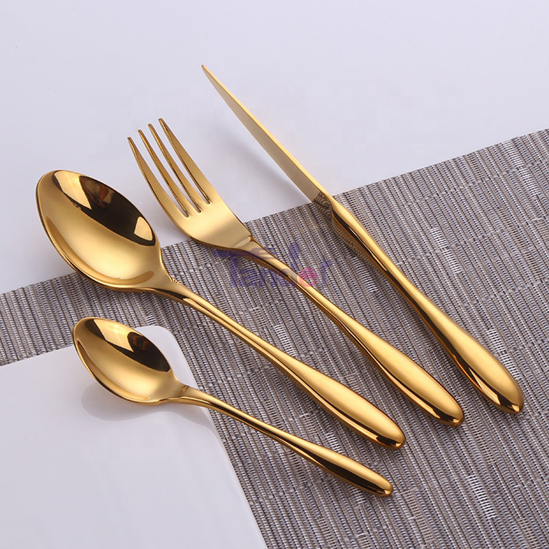 4pcs σετ μαχαιροπήρουνα 18/8 ανοξείδωτο χάλυβα σετ μαχαιροπήρουνα για την ποιότητα των δώρων πολυτελείας