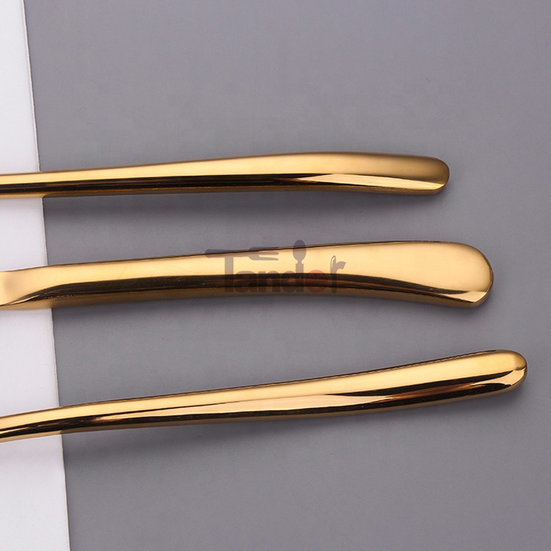 amazon κορυφή πωλητή μπουφέ flatware από ανοξείδωτο χάλυβα χρυσό μαχαιροπίρουνα