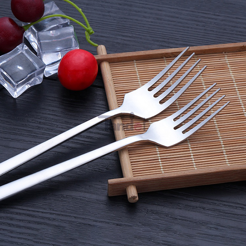 Οικιακά προϊόντα Ανοξείδωτο ατσάλι 18\/10 Κορεατικό στιλ λεπτό σετ μαχαιροπήρουνα, κορεατικά μαχαιροπίρουνα