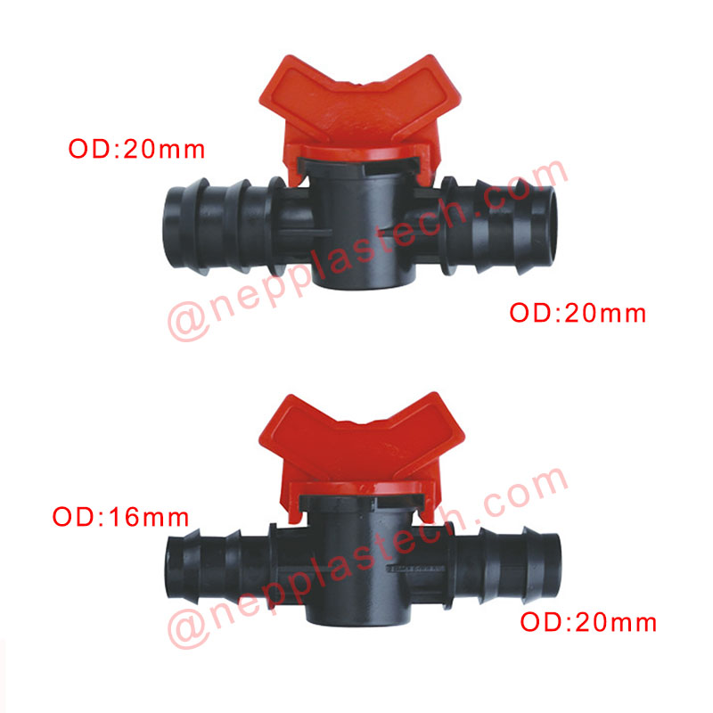 κήπος ηλιακή αυτόματη βαλβίδα σωλήνα στάγδην άρδευσης γεωργία βαλβίδες σύνδεσης ταινίας στάγδην άρδευσης