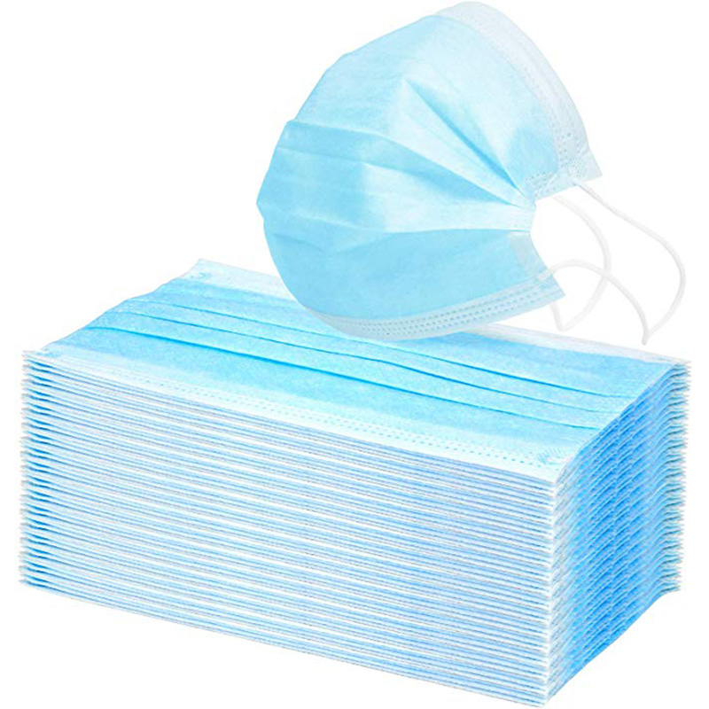 Μάσκες προσώπου μίας χρήσης μη υφασμένα υφάσματα 3 Ply