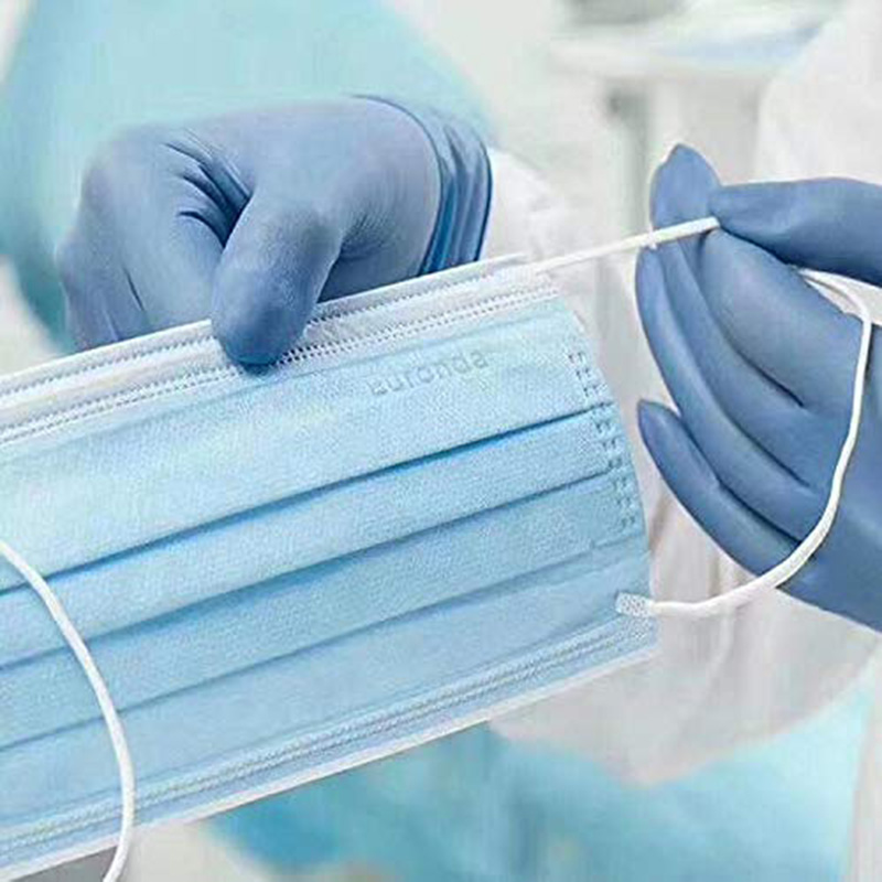 Μάσκες προσώπου μίας χρήσης μη υφασμένα υφάσματα 3 Ply