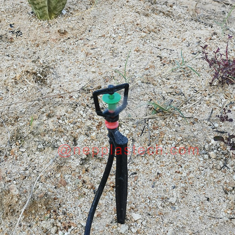 αξεσουάρ ηλιακού συστήματος άρδευσης 15 mm έως 60 mm black micro sprinkler jet stakes