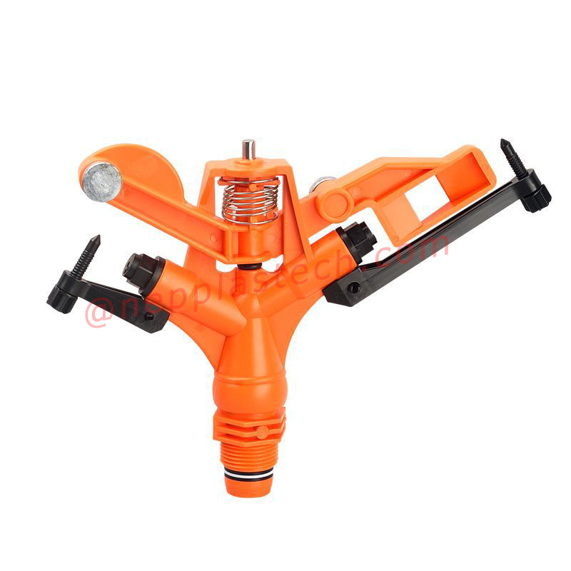 Εργαλεία αυτόματης άρδευσης 3\/4 ιντσών γεωργικών εργαλείων 1 ιντσών γκαζόν Ψεκασμός ψεκασμού Πλαστικοί ψεκαστήρες περιστροφής 360...