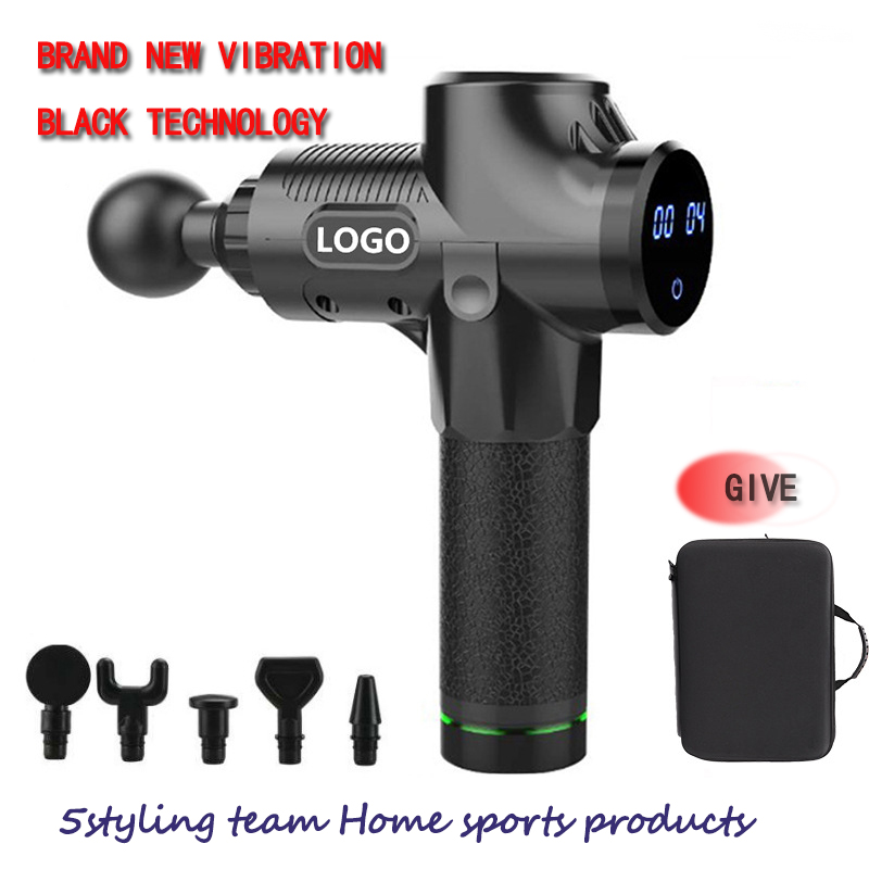 Βαθιά μυϊκή χαλάρωση πολυβόλου οικιακής χρήσης ηλεκτρικό όπλο μασάζ OEM δονωτικό μασάζ