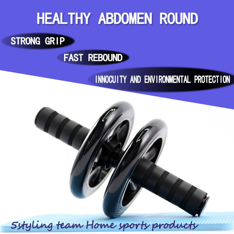 Νέος κοιλιακός τροχός, υγιής κοιλιακός τροχός, διπλός τροχός, σίγαση, μικρό κύλινδρο, εξοπλισμός γυμναστικής εσωτερικού χώρου, άσ...
