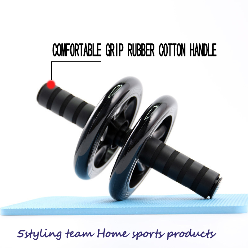 Νέος κοιλιακός τροχός, υγιής κοιλιακός τροχός, διπλός τροχός, σίγαση, μικρό κύλινδρο, εξοπλισμός γυμναστικής εσωτερικού χώρου, άσ...