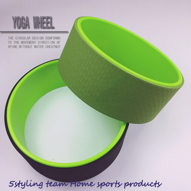 Άμεση πώληση κατασκευαστή Τροχός γιόγκα πλάτη κάμψης τεχνητό κάτω πλάτη ανοιχτό πίσω Τροχός γιόγκα Pilates κύκλος Dharma τροχός Yoga βοη...
