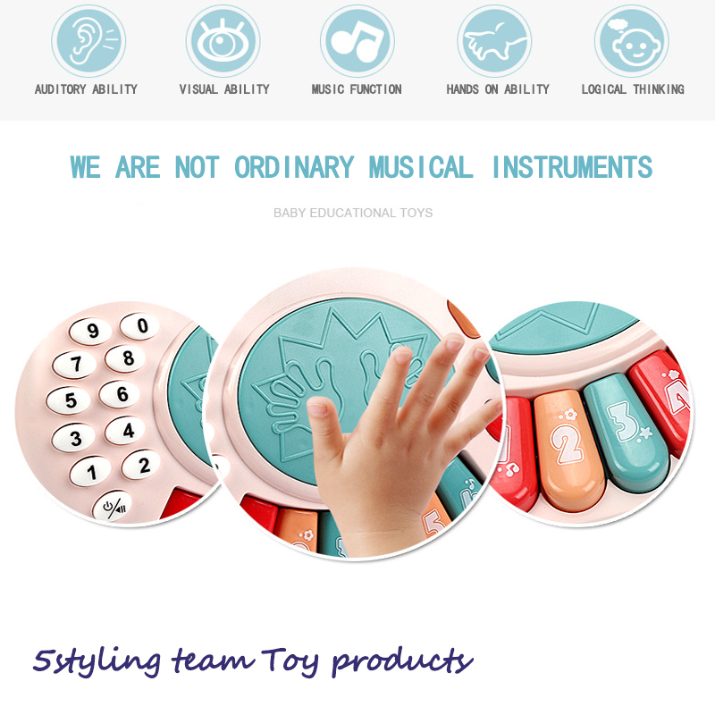 Παιδική μουσική, φωτισμός, χειροκρότημα, ηλεκτρονικό όργανο, τηλέφωνο, τύμπανο, παιδικό τραγούδι, εκπαιδευτική αίσθηση, παιδικά π...